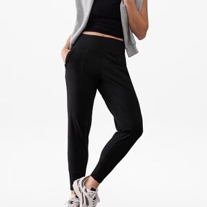 ATHLETA VENICE HIGH RISE JOGGER BLACK SIZE SMALL